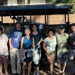 Clients departing on a cape vidal safari from st lucia